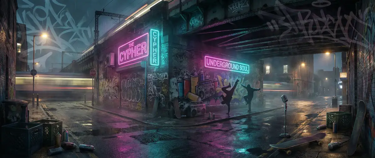 金漫天堂 - 城市街头文化夜景